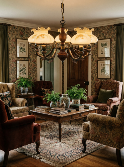 Люстра с абажурами — Фото 1.jpg